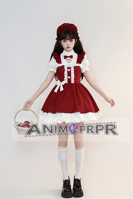 Christmas Lolita Maid Cosplay