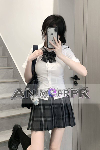 Summer Check Pleated Skirt JK Uniform Set