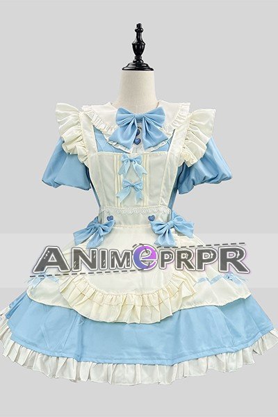 French Lolita Flying Sleeve Maid Dress
