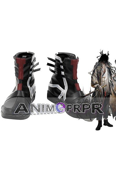 Arknights Wang Cosplay Boots