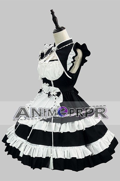 New Chinese Qipao Lolita Maid Cosplay