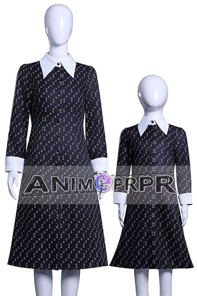 Wednesday Addams Floral Dress Cosplay costume