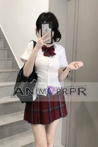 Summer Check Pleated Skirt JK Uniform Set