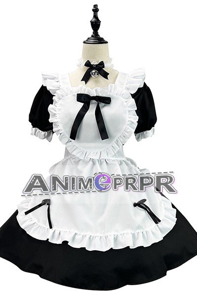 Japanese Black Classic Alice Lolita Maid Cosplay