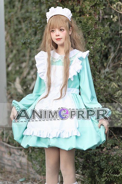 Christmas Lolita Maid Cosplay