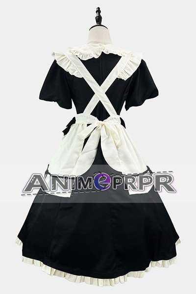 French Lolita Flying Sleeve Maid Dress