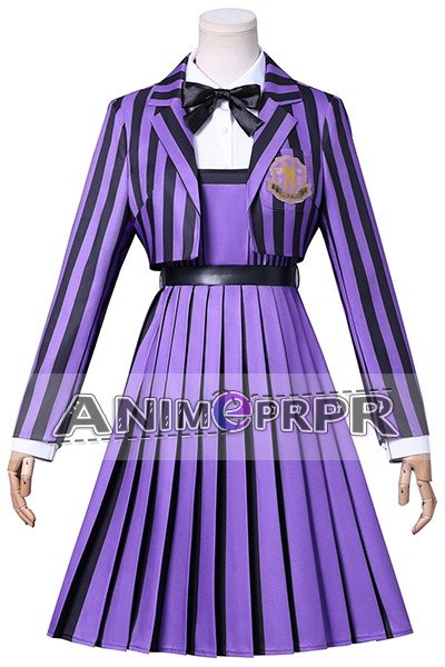 Wednesday Season 2 Enid Sinclair Purple Uniform Cosplay costume