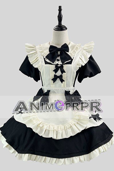 French Lolita Flying Sleeve Maid Dress