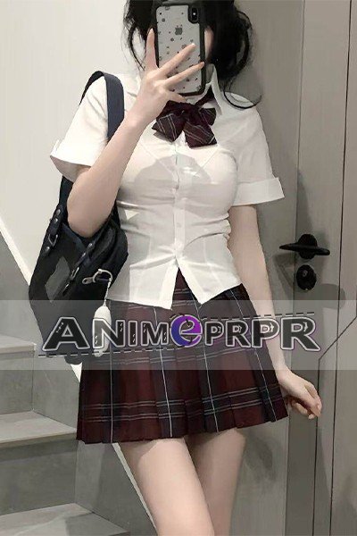 Summer Check Pleated Skirt JK Uniform Set