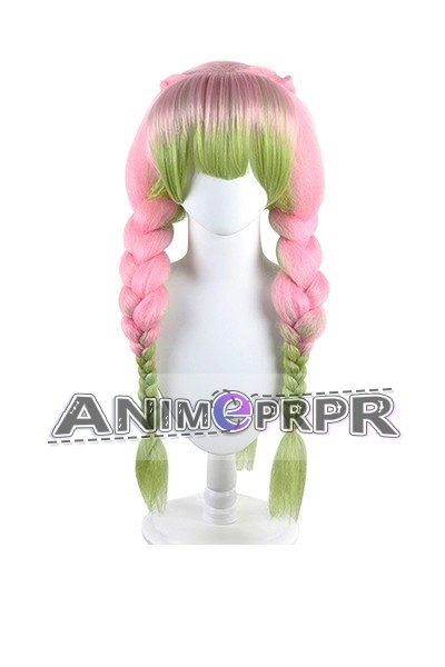 Demon Slayer Kanroji Mitsuri Cosplay Wig