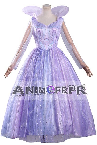 Wicked 2 Glinda Blue Purple Dress Cosplay COstume