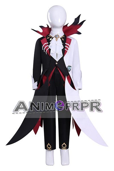 Eggy Party Teacher Leon Kids Cosplay Costume