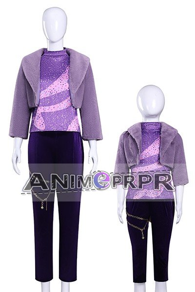 Zootopia 2 Gazelle Purple Fur Cosplay Costume