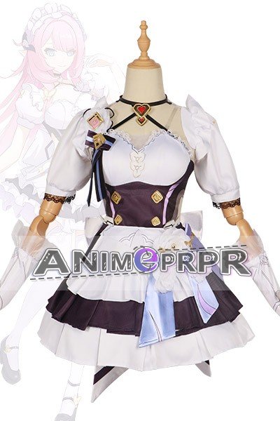 Honkai Impact 3rd Elysia Maid Cosplay Costume