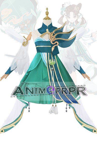 Honor of Kings Xiaoqiao Green Snake Cosplay Costume