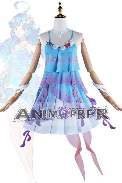 Honor of Kings Dolia Mermaid Princess Cosplay Costume