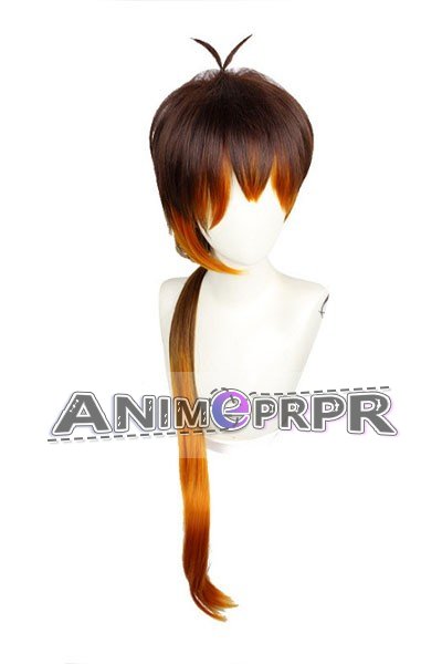 Genshin Impact Zhongli Cosplay Wig