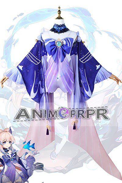 Genshin Impact Sangonomiya Kokomi Cosplay Costume