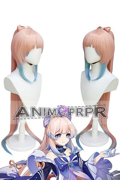 Genshin Impact Sangonomiya Kokomi Cosplay Wig