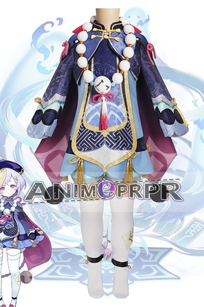 Genshin Impact Qiqi Cosplay Costume
