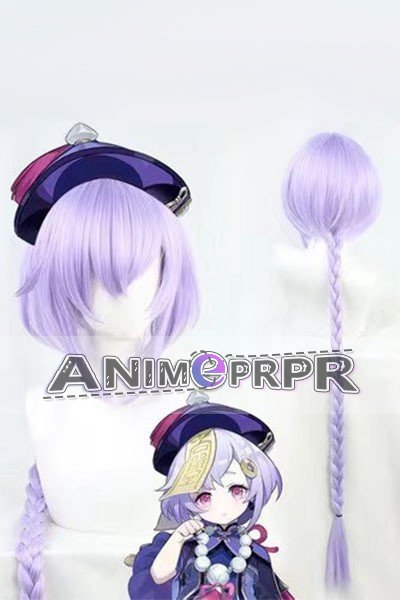 Genshin Impact Qiqi Cosplay Wig