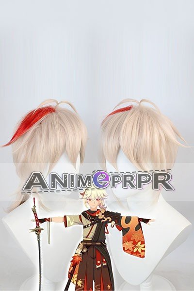 Genshin Impact Kaedehara Kazuha Cosplay Wig