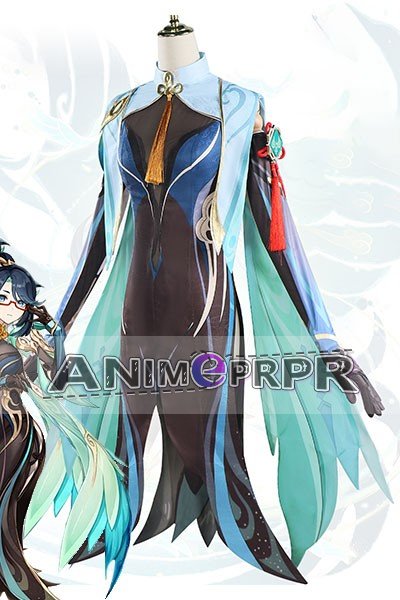 Genshin Impact Xianyun Cloud Retainer Cosplay Costume