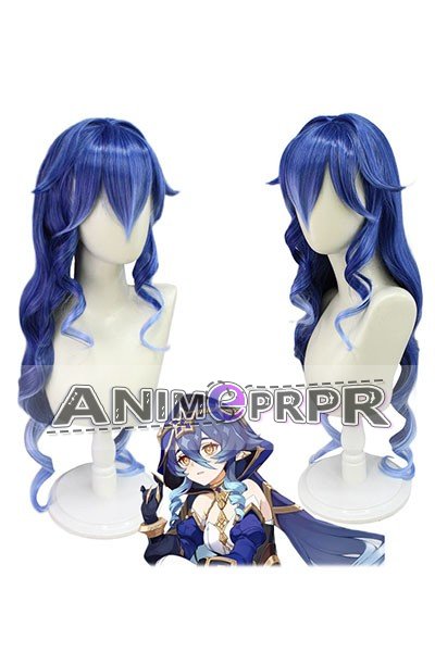 Genshin Impact Layla Cosplay Wig