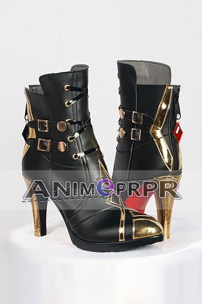 Genshin Impact Arlecchino Cosplay Shoes