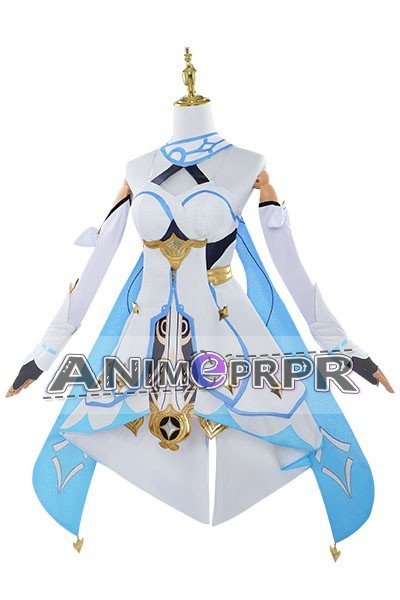 Genshin Impact Lumine Traveler Deluxe Cosplay Costume