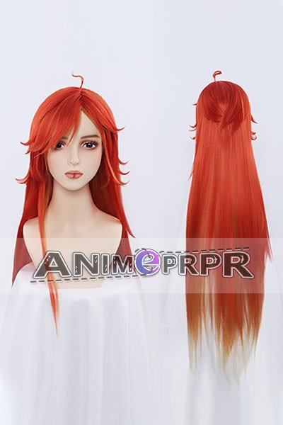 Genshin Impact Mavuika Cosplay Wig