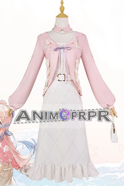 Genshin Impact Sangonomiya Kokomi Collab Casual Cosplay Costume