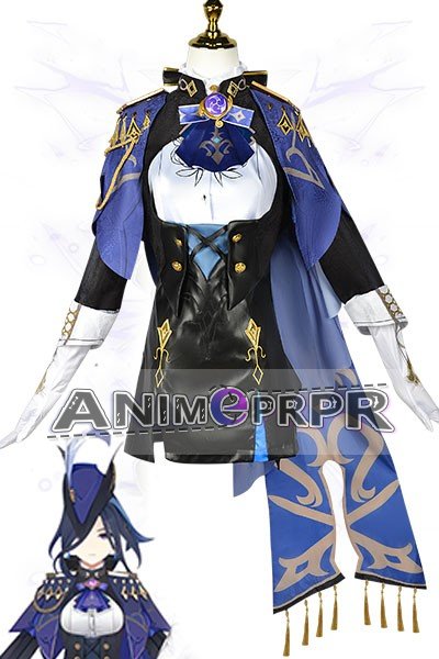 Genshin Impact Clorinde Cosplay Costume