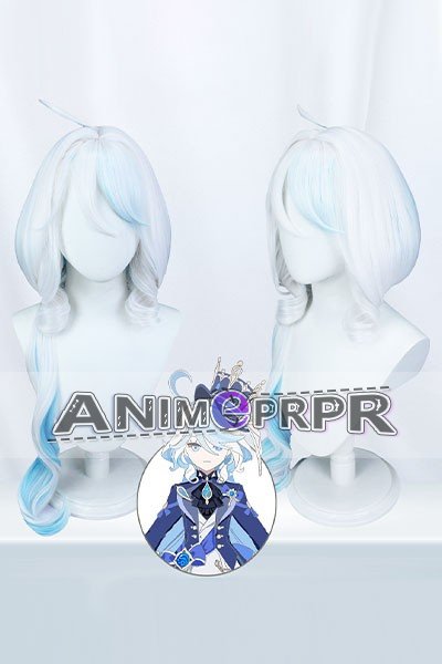 Genshin Impact Furina Cosplay Wig