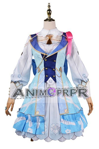 Genshin Impact Kamisato Ayaka Casual Cosplay Costume