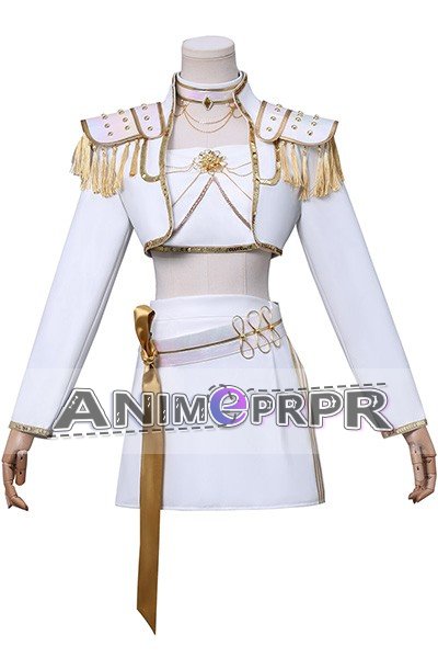 KPOP Girls Demon Hunters Mira White Uniform Cosplay Costume