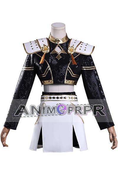 KPOP Girls Demon Hunters Zoey Black Uniform Cosplay Costume