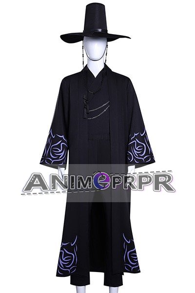 KPOP Girls Demon Hunters Saja Boys Black Cosplay Costume
