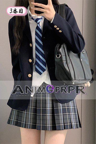 Spring Blazer Girls School Uniform Cosplay Costume