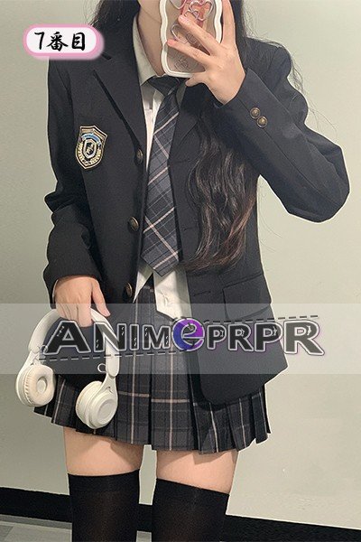Spring Blazer Girls School Uniform Cosplay Costume