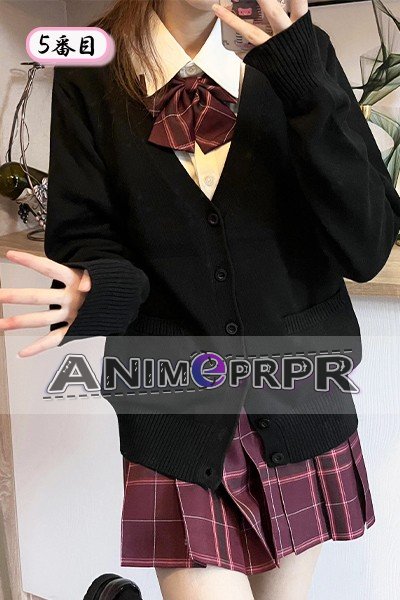 Original JK Cardigan School Uniform Cosplay Costume
