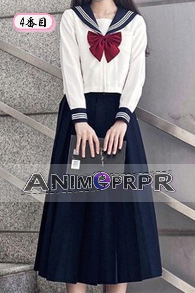 Japanese JK Sailor Uniform Pleated Skirt Set