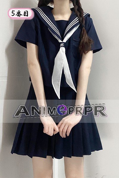 Japanese JK Sailor Uniform Pleated Skirt Set