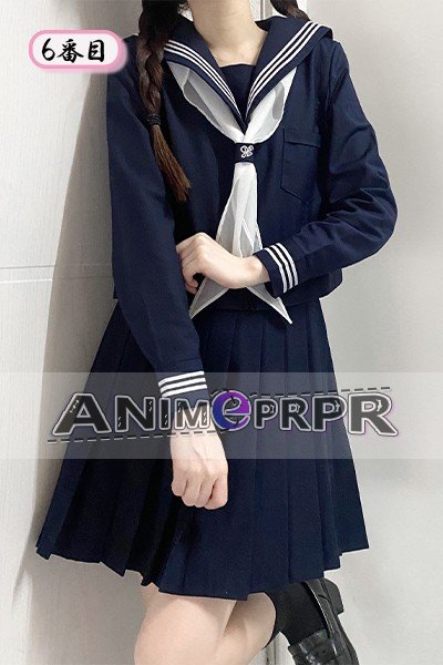 Japanese JK Sailor Uniform Pleated Skirt Set