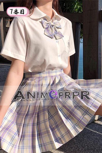 Spring Summer Half Sleeve Girls Uniform Set