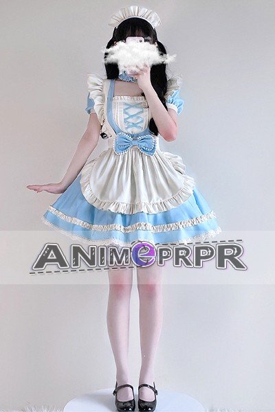 Blue Alice Japan Maid Cosplay Costume