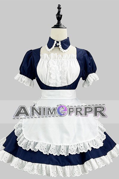 Japanese Akihabara Classic Maid Cosplay