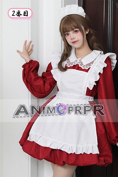 Christmas Lolita Maid Cosplay