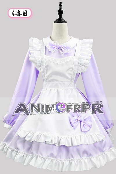 Japanese Black White Long Sleeve Maid
