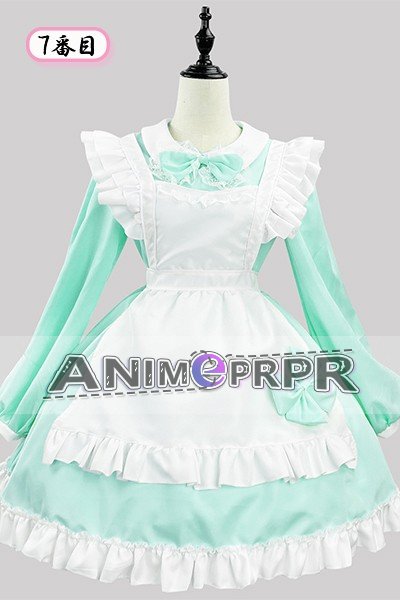 Japanese Black White Long Sleeve Maid